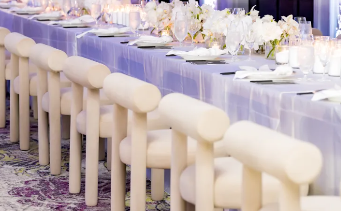 Ultra Modern Furniture Rental for Weddings